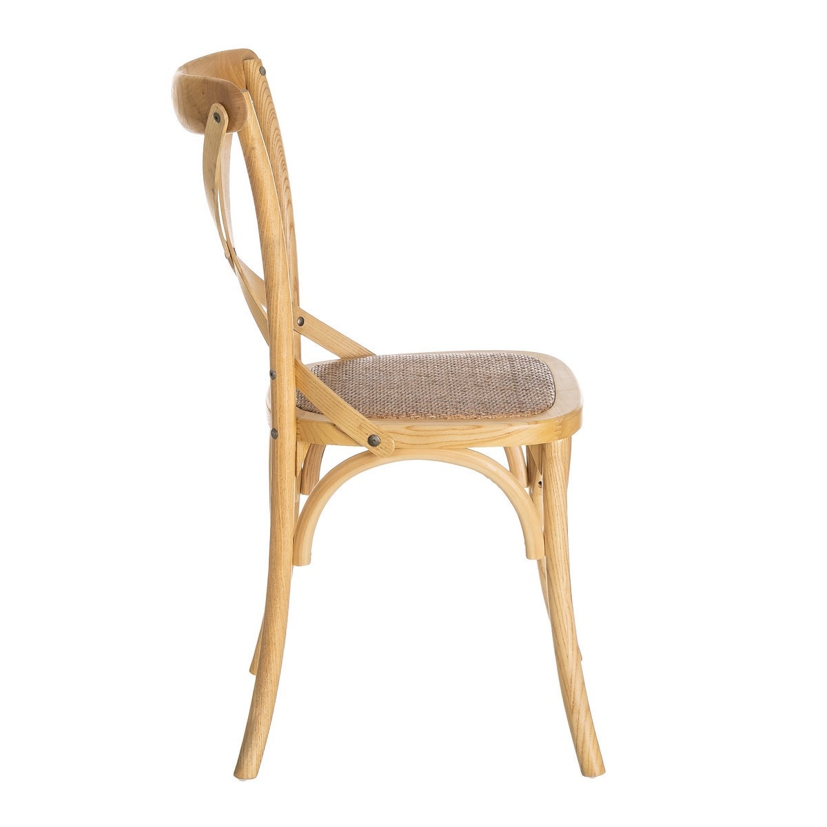 Silla aspas natural de madera de olmo