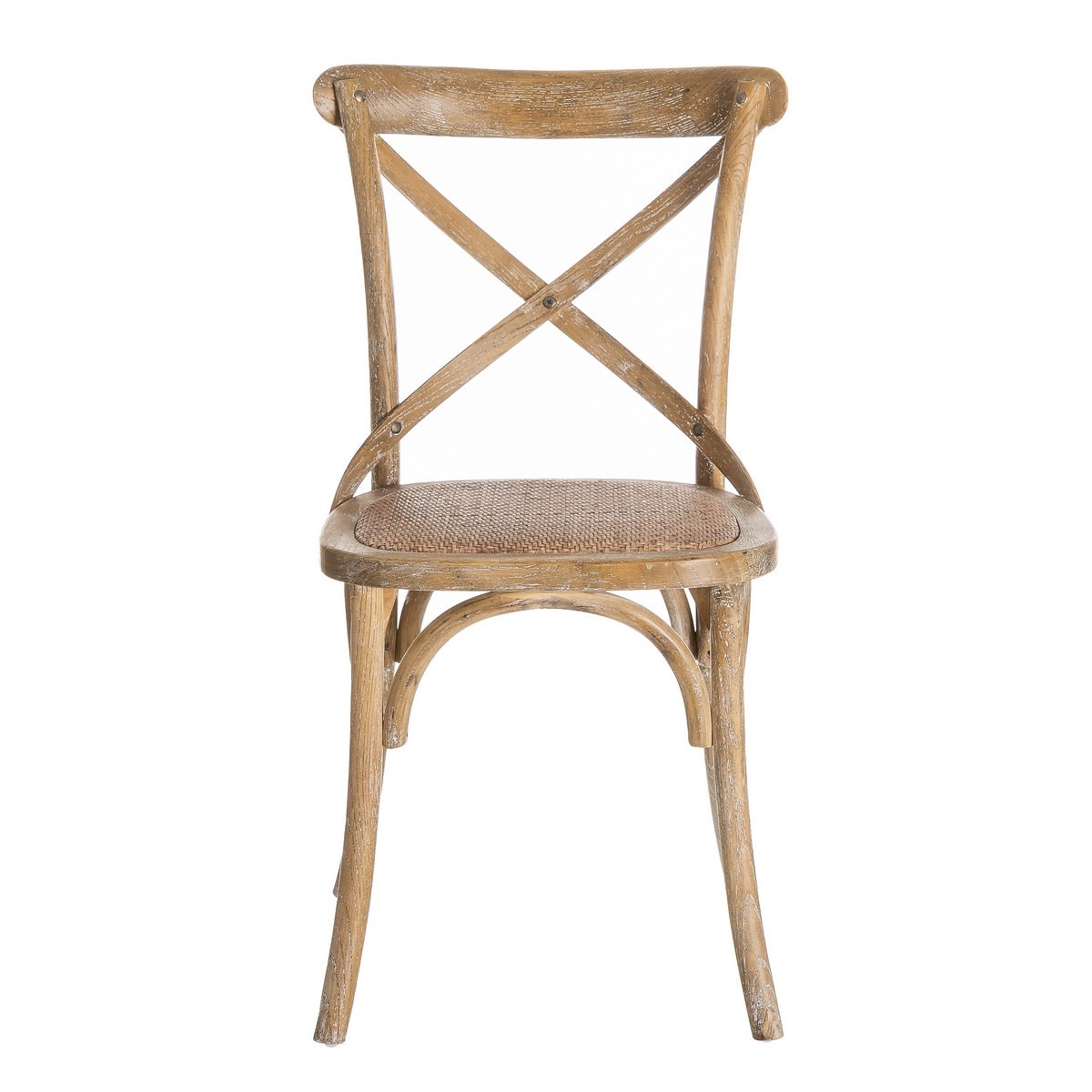 Silla aspas marrón de madera de olmo