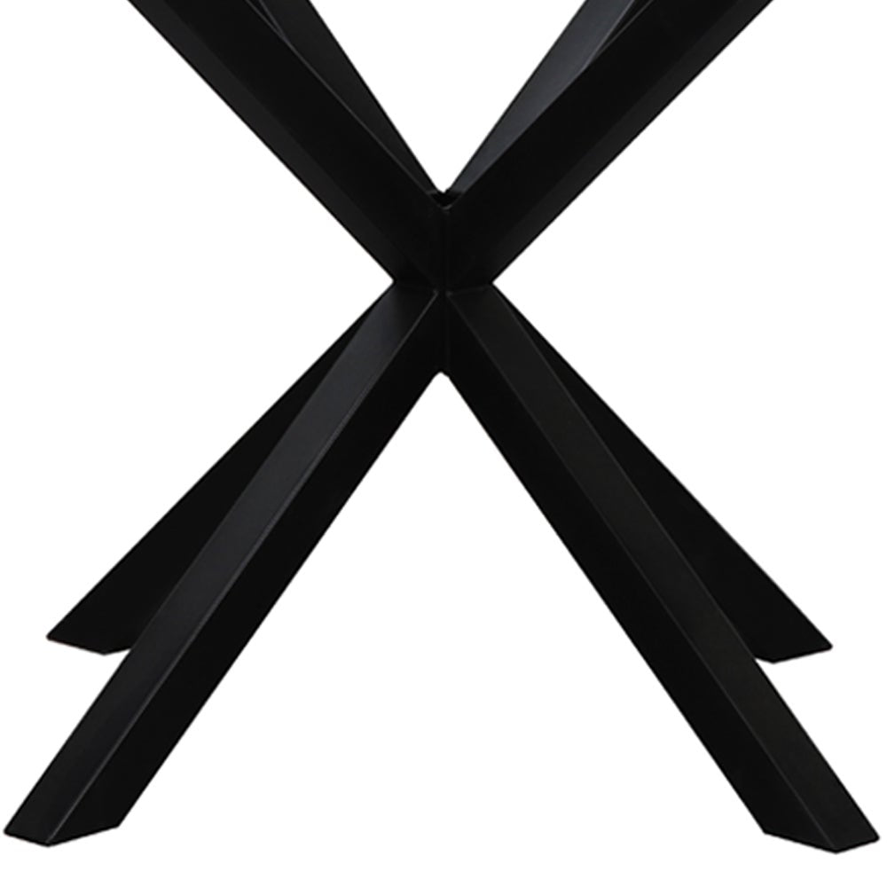 Mesa de comedor Xenia negra de 120cm