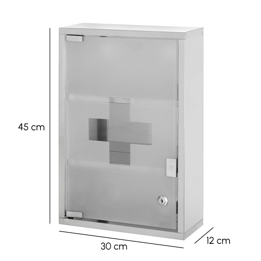 Armario de baí±o con cerradura de 30x12x45 cm