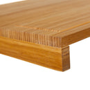 Tabla de cortar de bambú para banco de cocina de 45x35x5 cm