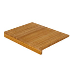Tabla de cortar de bambú para banco de cocina, tamaño 45x35x5cm