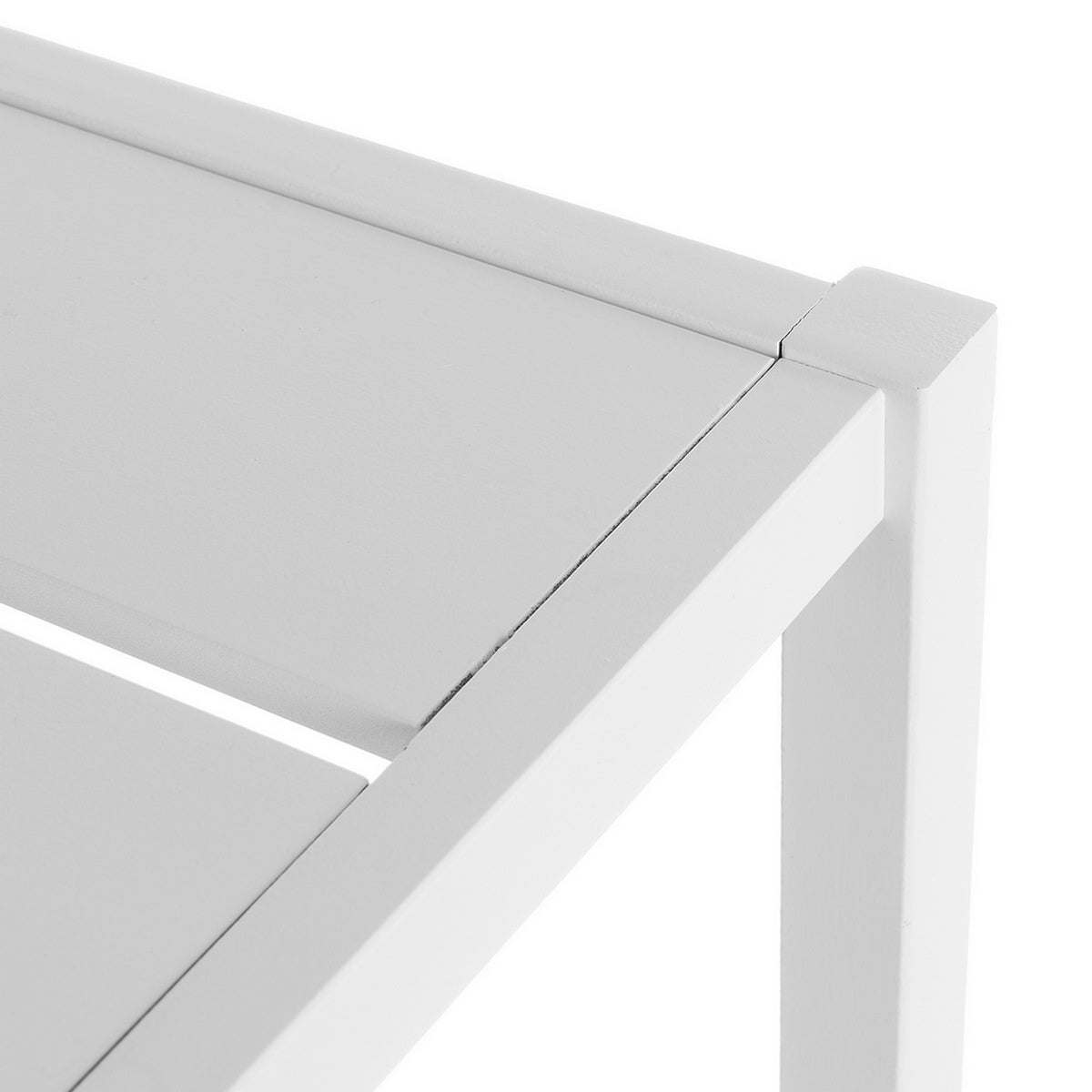 Estantería blanca con 5 baldas laminadas de 37x33x140 cm