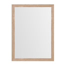 Espejo de pared natural de madera MDF de 56x76 cm