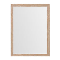 Espejo de pared natural de madera MDF de 56x76 cm
