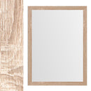 Espejo de pared natural de madera MDF de 56x76 cm