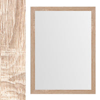 Espejo de pared natural de madera MDF de 56x76 cm