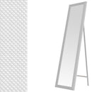 Espejo de pie 4 posiciones blanco con rombos de 37x157 cm
