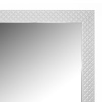 Espejo de pie 4 posiciones blanco con rombos de 37x157 cm