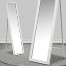 Espejo de pie 4 posiciones blanco con rombos de 37x157 cm