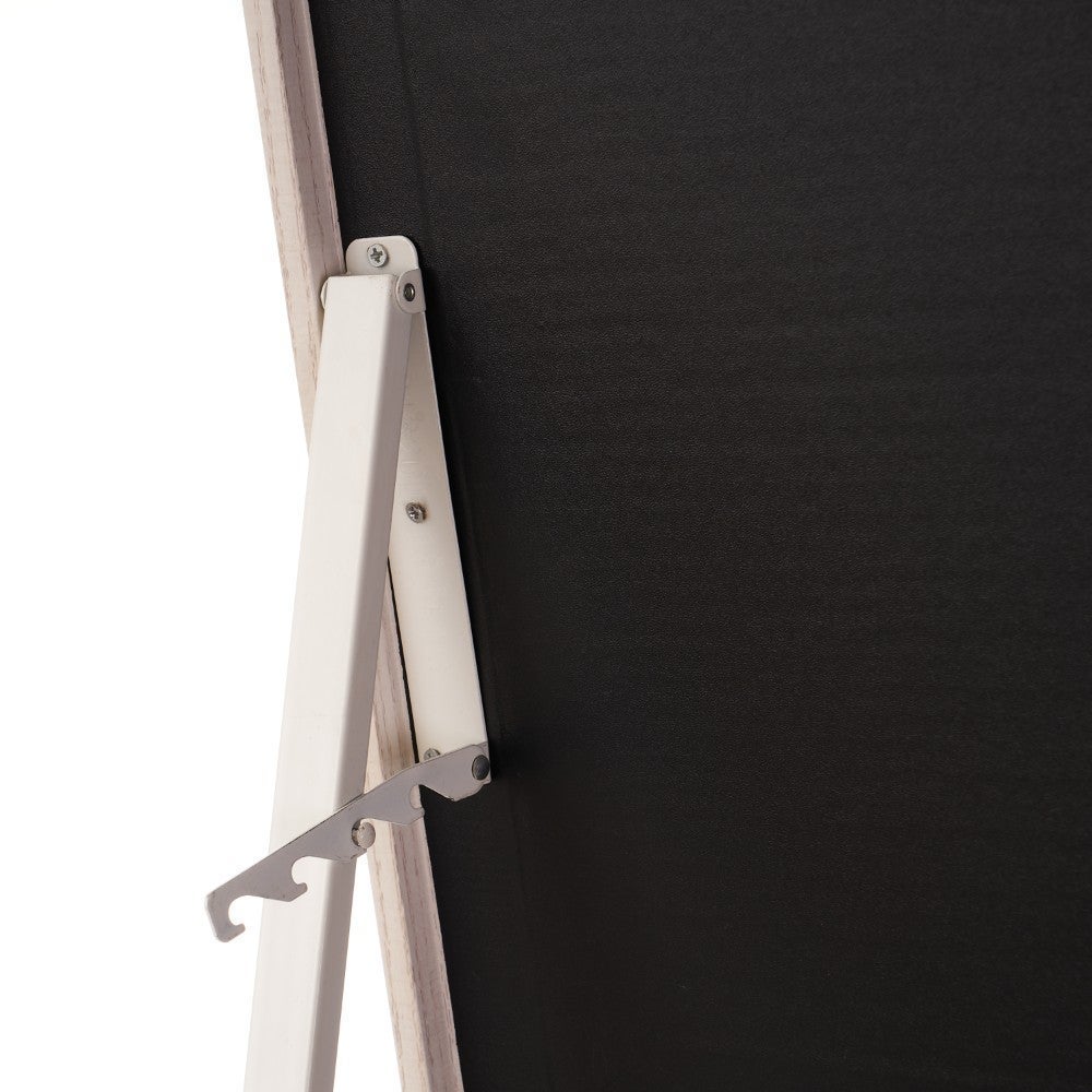Espejo de pie blanco decapí© de madera MDF de 37x157cm