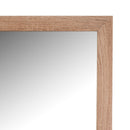 Espejo de pie natural de madera MDF de 37x157 cm