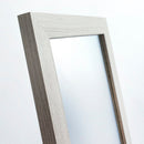 Espejo de pie gris de madera MDF de 37x157 cm