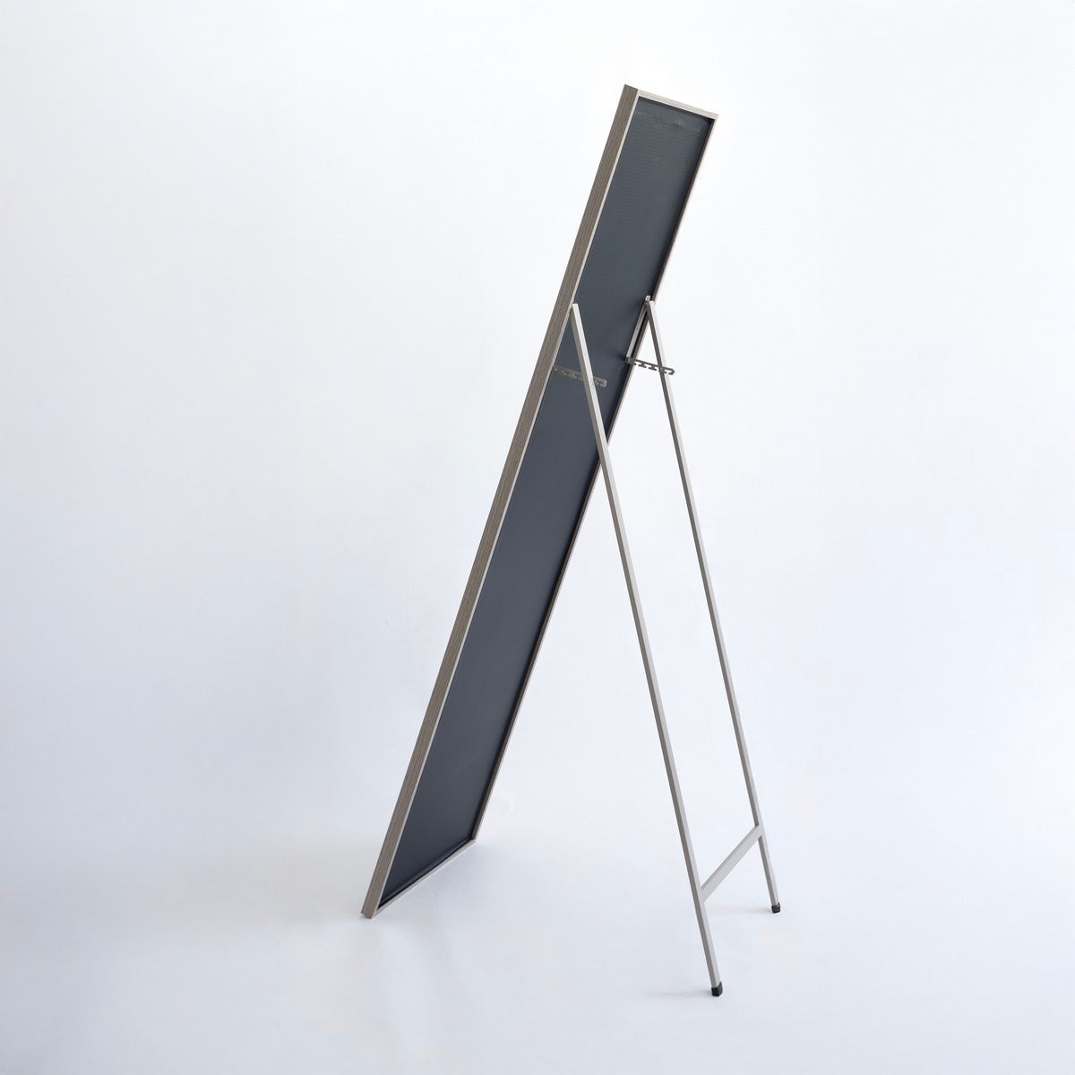 Espejo de pie gris de madera MDF de 37x157 cm