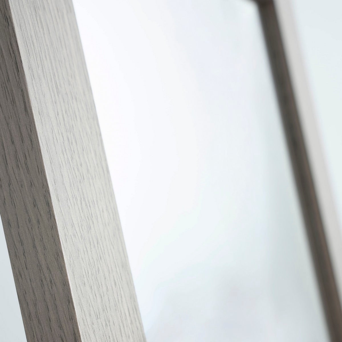 Espejo de pie gris de madera MDF de 37x157 cm