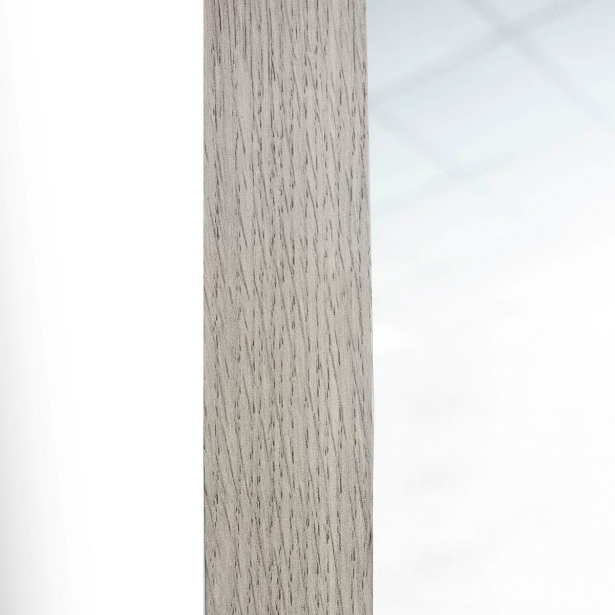 Espejo de pie gris de madera MDF de 37x157 cm