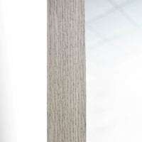 Espejo de pie gris de madera MDF de 37x157 cm