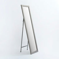 Espejo de pie gris de madera MDF de 37x157 cm