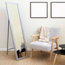 Espejo de pie gris de madera MDF de 37x157 cm