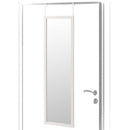 Espejo para puerta o pared de madera blanca de 35x125 cm
