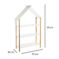 Estanterí­a casa con 3 estantes de madera