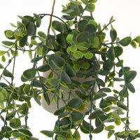 Planta artificial de helecho colgante verde