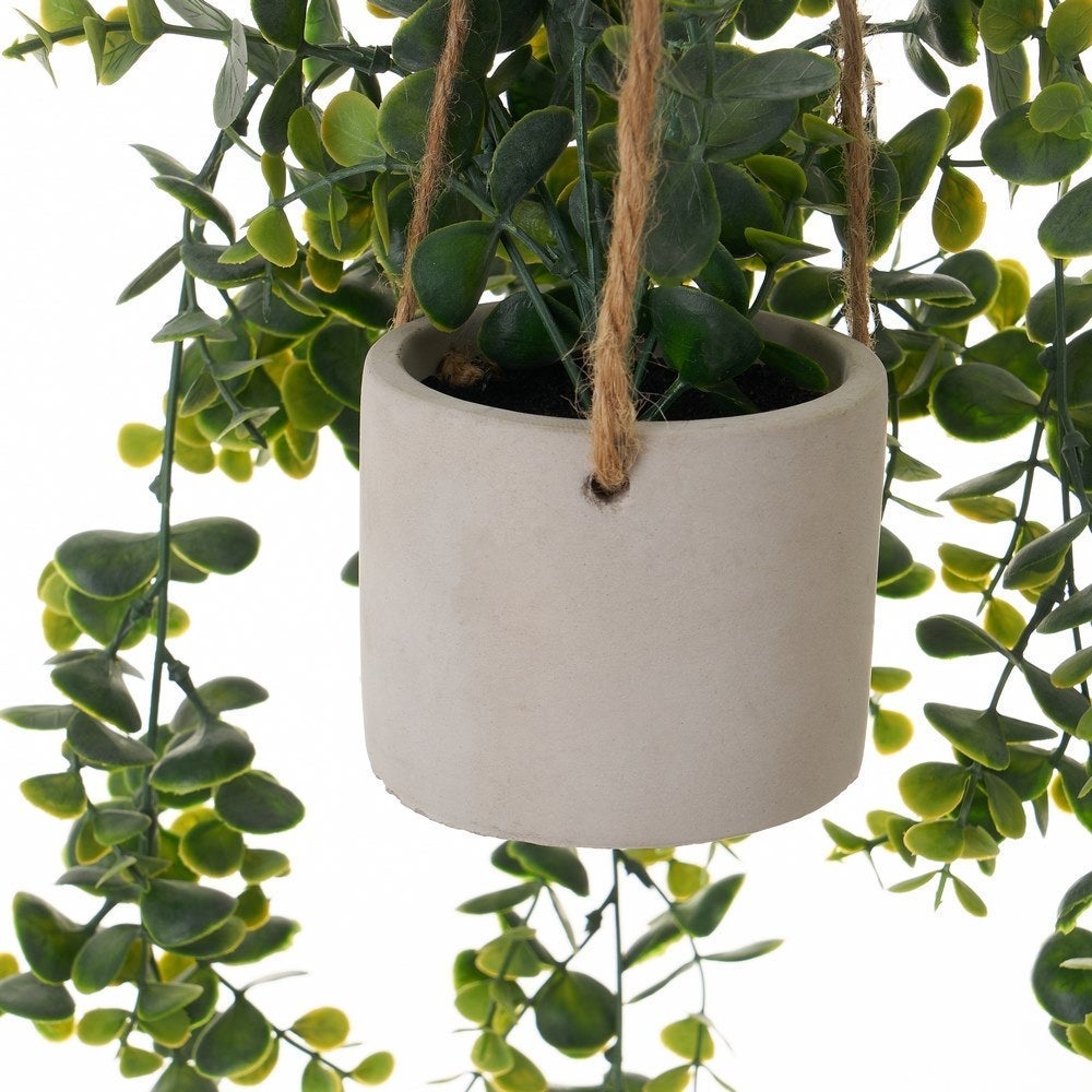 Planta artificial de helecho colgante verde