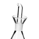 Aceitera antigoteo transparente de cristal 125 ml 7,5x7,5x17 cm