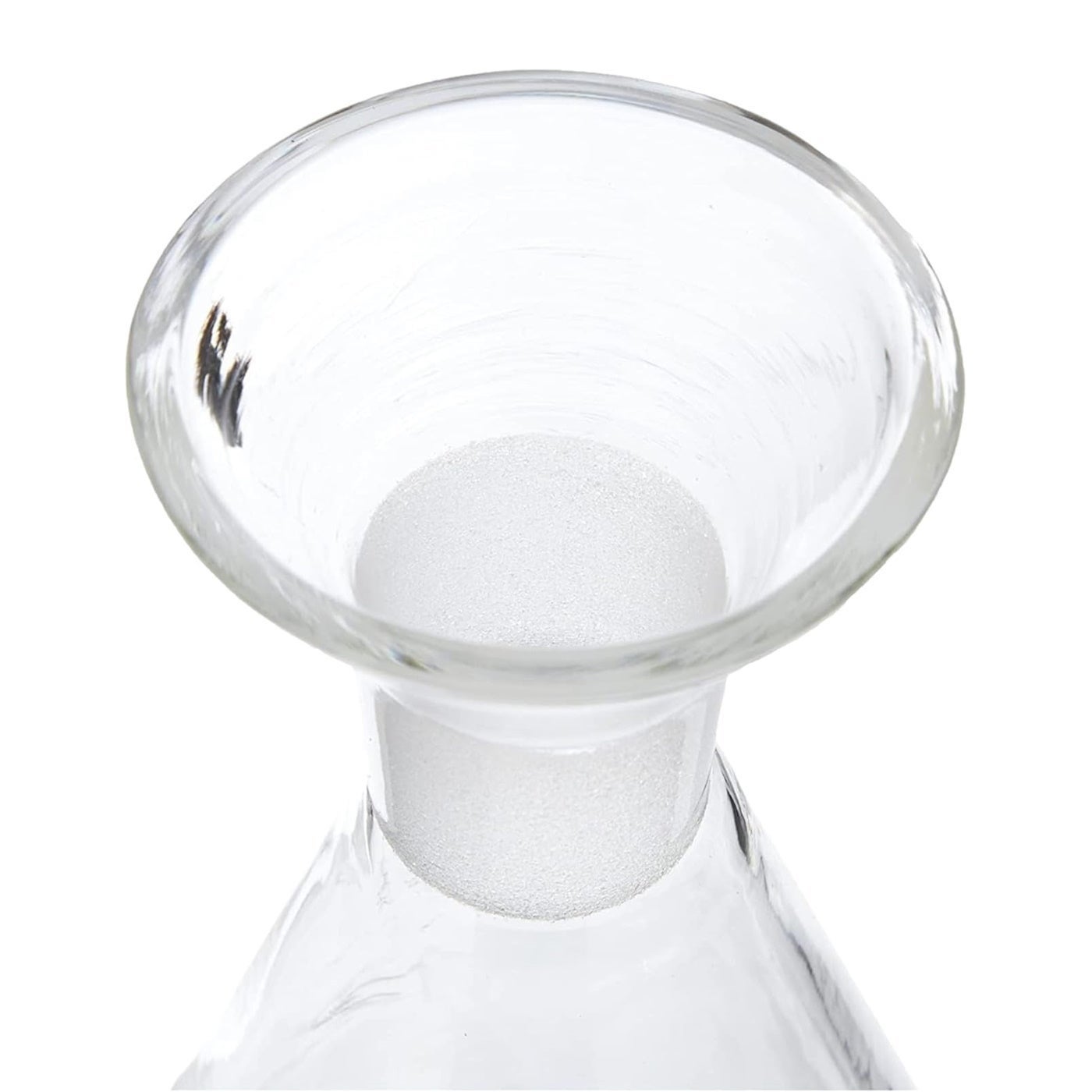 Aceitera antigoteo transparente de cristal 125 ml 7,5x7,5x17 cm