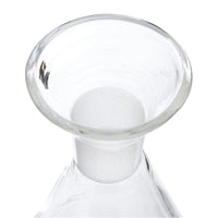 Aceitera antigoteo transparente de cristal 125 ml 7,5x7,5x17 cm