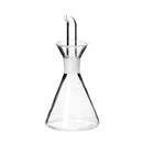 Aceitera antigoteo transparente de cristal 125 ml 7,5x7,5x17 cm