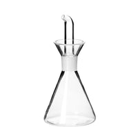 Aceitera antigoteo transparente de cristal 125 ml 7,5x7,5x17 cm