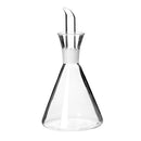 Aceitera antigoteo transparente de cristal 250 ml 9x9x19 cm