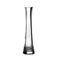 Jarrón violetero de cristal transparente de Ø 5x20 cm -