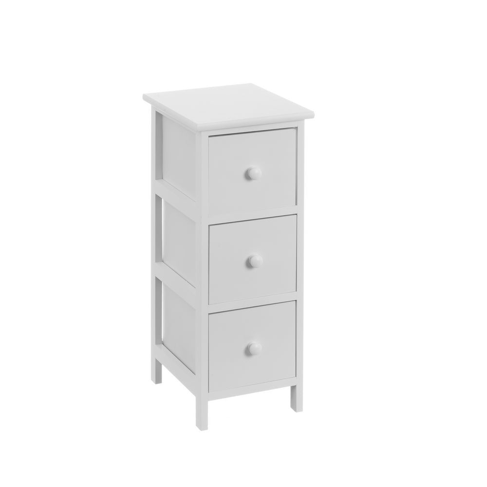 Cajonera blanca de madera
