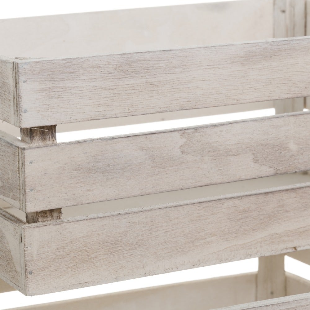 Set de 4 cajas organizadoras de tablero gris estilo tradicional