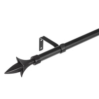 Barra de cortina 122-211 cm con 2 escuadras y terminales