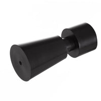 Barra de cortina negra de 122-211 cm con escuadras y 2 terminales
