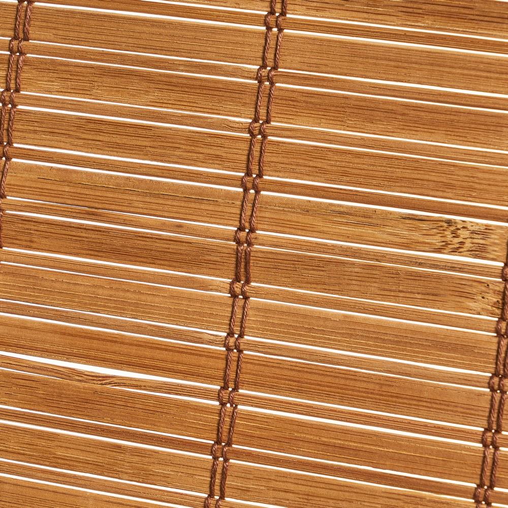 Estor enrollable de láminas de bambú natural de 90x180 cm