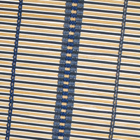 Estor enrollable de láminas azul de bambú de 140x180 cm