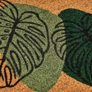 Felpudo antideslizante de fibra de coco natural modelo Welcome de 60x40 cm