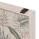 Tapa contador Hojas Tropicales de madera de 46x31 cm