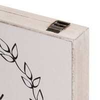 Tapa contador Home Sweet Home de madera de 46x31 cm