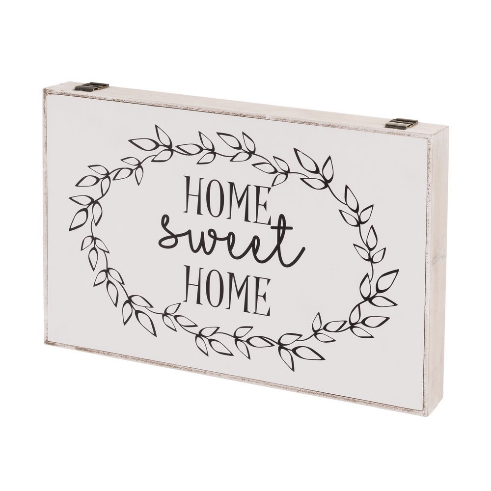 Tapa contador Home Sweet Home de madera de 46x31 cm