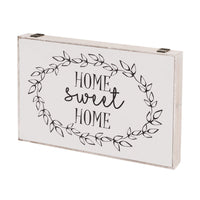Tapa contador Home Sweet Home de madera de 46x31 cm