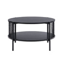 Mesa de centro negra