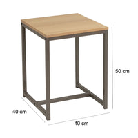 Mesa auxiliar natural