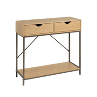 Consola Urban Moka con 2 cajones