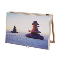 Tapa contador Piedras de madera de 46x31 cm