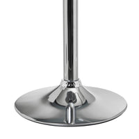 Taburete alto giratorio ajustable en altura con pie de metal